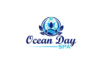 design custom ocean day spa business brand logo