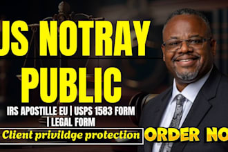 do notarize poa, usps form 1583, legal document same day, US notary public