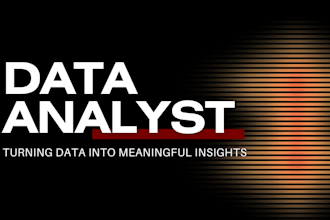 be your data analyst