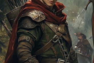 dnd, fantasy character and dnd character
