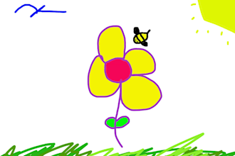 create simple digital art