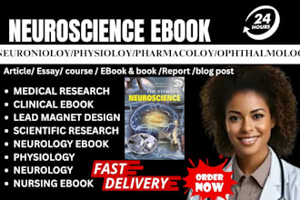 ghostwrite medical ebook, health or neuroscience ebook