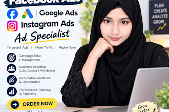 set up and manage facebook ads instagram ads campaign