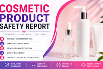 do cosmetic safety data sheet and toxicology report for eu and UK compliance
