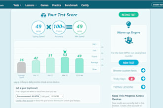 type, encode, write, and transcribe data