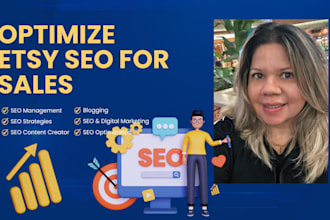 optimize etsy SEO to increase rankings, traffic, and sales