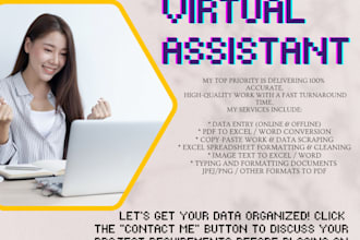 do data entry work in google sheets  file convert to PDF