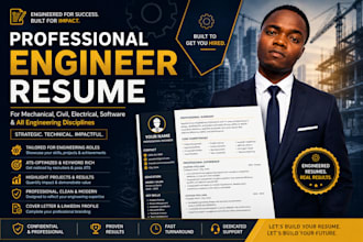 write an ats optimized engineering resume technical CV and linkedin optimization