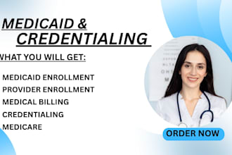 do provider enrollment and credentialing for medicare medicaid and caqh