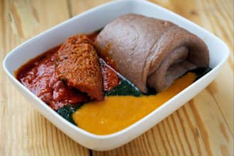provide amala and ewedu for you