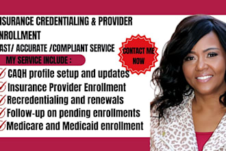 complete credentialing and provider enrollment for behavioral health practices