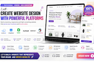 setup tilda weblium ucraft spreadsimple shopware 6 store product website design