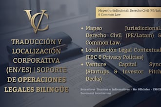 do bilingual legal operations and asset localization spanish english