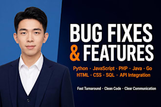 fix bugs and add features to your website, app, or script
