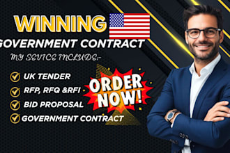 winning UK tender writing, government bid proposals and rfp response services
