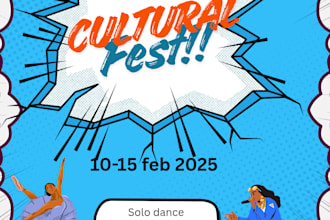 design asthetic posters for events and social media