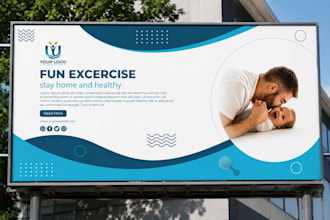 design professional billboard and outdoor advertising banner