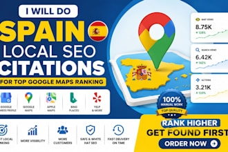 do spain local citations to boost google my business maps SEO ranking