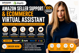 provide amazon seller support and ecommerce virtual assistant services