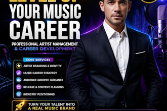 level up your music career with expert artist management