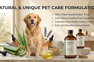 formulate pet care products formula naturally and uniquely