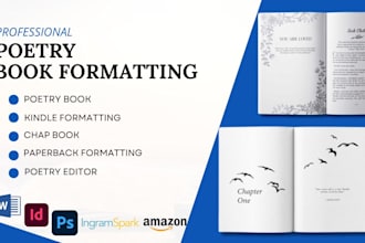 poetry book formatting paperback formatting christian kindle ebook poetry editor