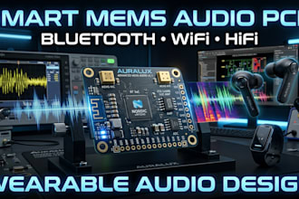 design smart microphone pcb for wearable hifi mems audio devices and earbuds