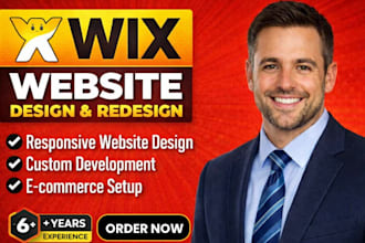 build design redesign wix website wix ecommerce online store SEO responsive