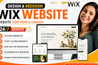 redesign revamp and customize wix website for business growth