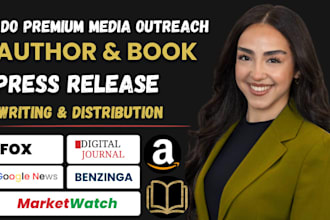 promote your book launch with media outreach and press release distribution