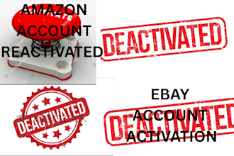 reinstate your deactivated amazon, ebay and walmart seller account