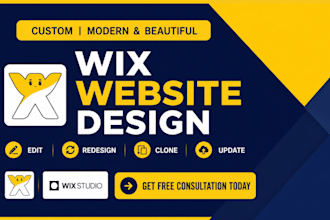 edit wix site redesign wix site clone revamp wix studio website update wix seo