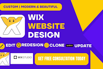 edit wix site redesign wix site clone revamp wix studio website update wix seo