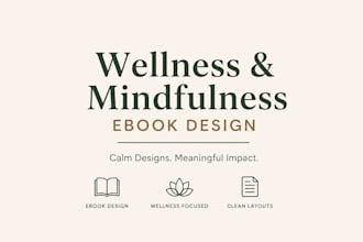 wellness and mindfulness canva ebook design