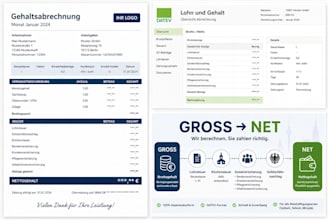 prepare accurate german payroll gross to net calculations in datev format