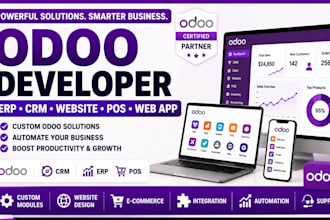do odoo website, odoo software developer erp, web app, crm, odoo modules, pos