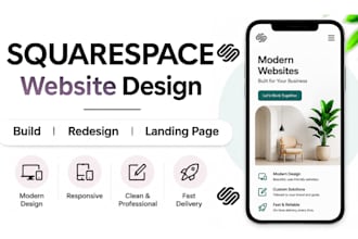build squarespace website design squarespace website redesign landingpage design