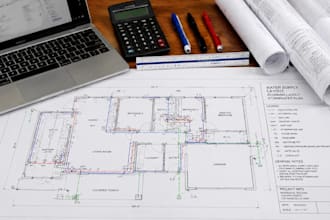 design california water supply layout plumbing layout, stormwater plans