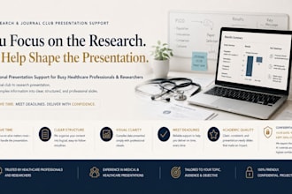 design a professional medical presentation for journal club