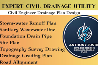 civil engineering drainage plan design services professional drainage utility