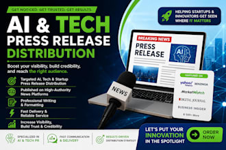 write tech press release ai tech press release distribution canada press release