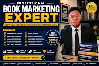 do professional book marketing and kindle promotion