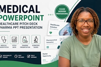 medical powerpoint, healthcare pitch deck, pharma PPT presentation