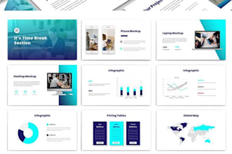 design professional powerpoint and presentation slides