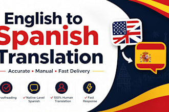 provide native spanish translation and proofreading