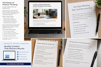 write well researched articles according to your preferences
