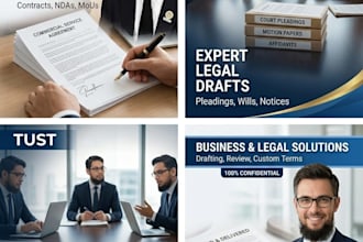 draft professional contracts and legal agreements