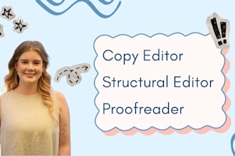 copyedit and structurally edit your fantasy, horror, and thriller books