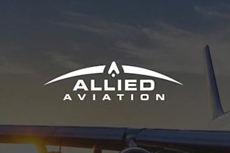 design professional aviation, airplane logo badge patch