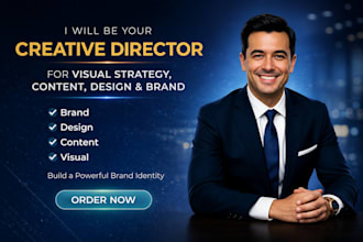 be your creative director for visual strategy, content, design and brand